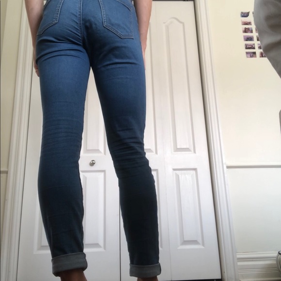Blue Mid rise Skinny jeans - Picture 2 of 4